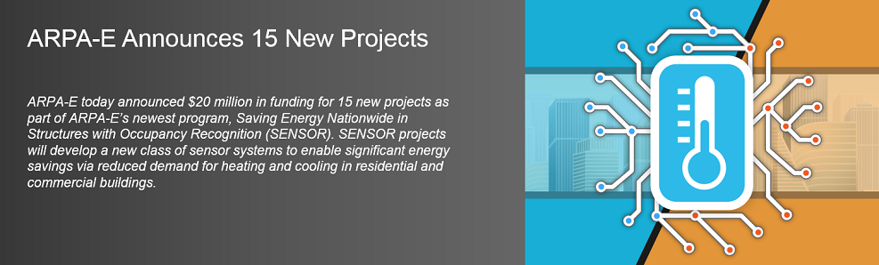 SENSOR Project Selections Nov 2017