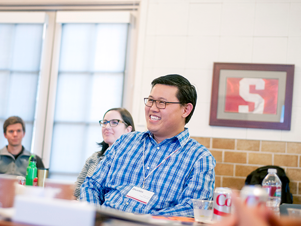 Employees in a Stanford professional development course