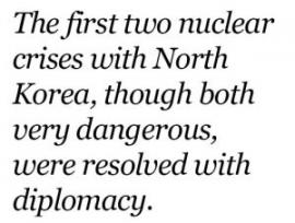 Diplomatic Choices with North Korea