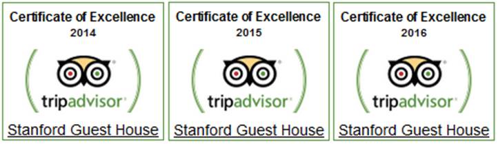 TripAdvisor Certificate of Excellence