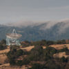 The Dish and foothills in June.
