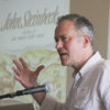 Gavin Jones, professor of English, at a symposium on John Steinbeck hosted by Stanford's Bill Lane Center for the American West. 