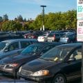 cars parked at Wilbur Lot