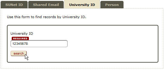 university ID