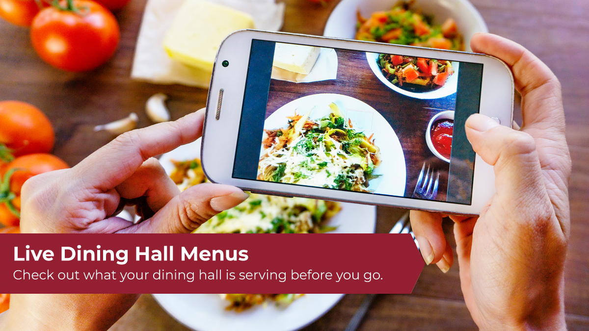 Live Dining Hall Menus