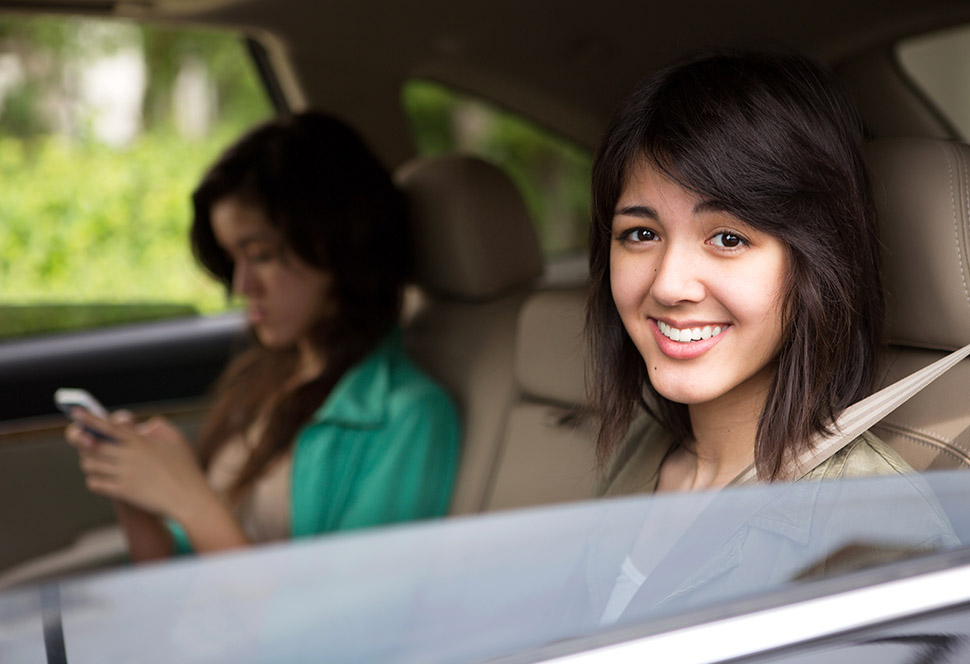 Photo of two carpoolers