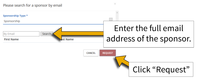 How to Request Sponsorship - 3