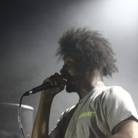 Danny Brown captivates crowd with his visceral verses. (Wikimedia Commons, Coup d'Oreille)