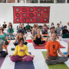 Group of people meditating