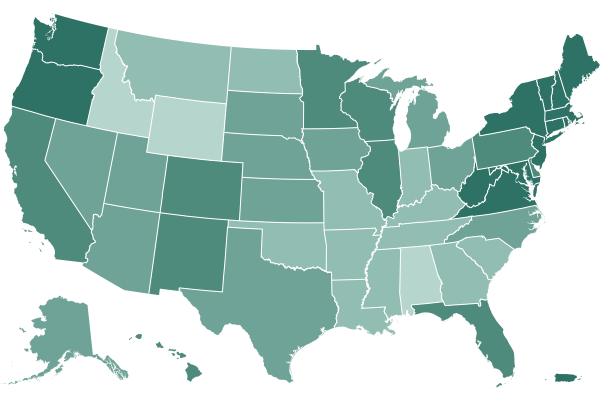 Where states are reporting vaccines given