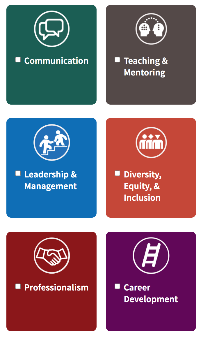 Graphic branding of the Graduate Professional Development Framework